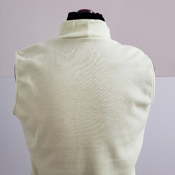 NWOT Pistachio Green Metallic Mock Neck Sleeveless Blouse Medium - Picture 8 of 10
